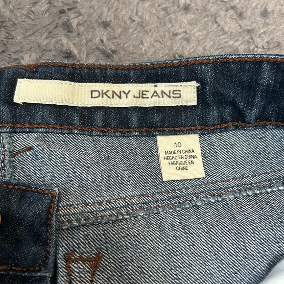 Dkny Blue Flare Wide Leg Jeans - Picture 2 of 3